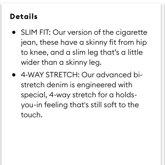 Petite High-Rise Slim Stiletto Jean - Picture 8 of 11